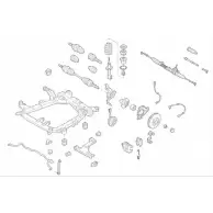 Подвеска колеса DELPHI XERB71C FNX5 V OPEL-15757-F Datsun