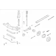 Подвеска колеса DELPHI FXGTD4K OPEL-15881-R Infiniti 1Y612 P