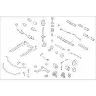 Подвеска колеса DELPHI 7Z VEN Infiniti OPEL-15882-F XWUJ8