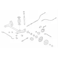 Подвеска колеса DELPHI OPEL-15882-R Infiniti T5PGF T0 6GNVZ
