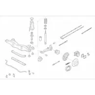 Подвеска колеса DELPHI OPEL-15884-R Datsun 8IZLAH 1B LIWC
