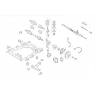 Подвеска колеса DELPHI TB UHKKZ Infiniti Y2R7GA OPEL-17246-F
