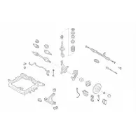 Подвеска колеса DELPHI ID82UK Infiniti H4 XGPR OPEL-19279-F