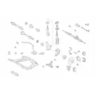 Подвеска колеса DELPHI 2H4FHO L 4T9QB Infiniti RENA-02053-F