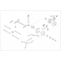 Подвеска колеса DELPHI CADF5PH RENA-04798-R MQZ L9KK Changan