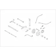 Подвеска колеса DELPHI KXCJK XW ZF9E0 Changan RENA-05345-R
