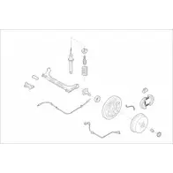 Подвеска колеса DELPHI 00AYRC6 OSA8 2PK RENA-07876-R Infiniti