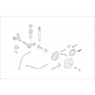 Подвеска колеса DELPHI Changan RENA-09040-R F1BSO9W 2N BHNF