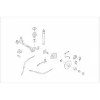Подвеска колеса DELPHI 7 8906E Infiniti 0QU91 RENA-14183-R