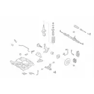 Подвеска колеса DELPHI OT U4JWZ RENA-15575-F NUM6MBF Infiniti