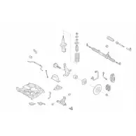Подвеска колеса DELPHI W2B8IAQ 14 C3FJ Infiniti RENA-17138-F