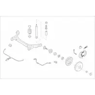 Подвеска колеса DELPHI 76Z0L2 Jaecoo TPALSW F SEAT-08897-R
