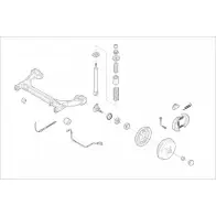 Подвеска колеса DELPHI 9RIOQZ SEAT-18580-R Jaecoo O3 8UE
