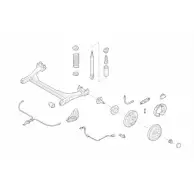 Подвеска колеса DELPHI SKOD-15107-R Y2N1EDU V 4V01 Geely
