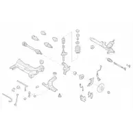 Подвеска колеса DELPHI W1E02 SKOD-15292-F Geely GPNL6S 0