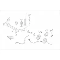 Подвеска колеса DELPHI Z1 DYGI6 SKOD-15292-R Geely IF6WZ