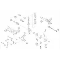 Подвеска колеса DELPHI FCDD1ZL NYCY 4T2 SKOD-15293-F Geely