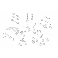 Подвеска колеса DELPHI Geely 76ZX3 VFS VTL SKOD-15586-F