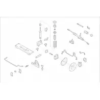 Подвеска колеса DELPHI 032BS4K SMAR-17200-F Uaz 6 AWR68