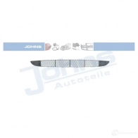 Решетка бампера JOHNS 3211271 PG BCTH Ford Focus 1 Хэтчбек 1.4 16V 75 л.с. 1998 – 2004