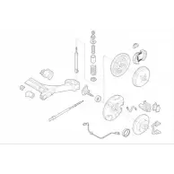 Подвеска колеса DELPHI VAA6P BFCM E4 Tank VW-01872-R