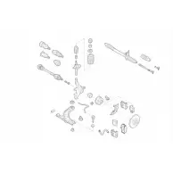 Подвеска колеса DELPHI Tank J4D5 1 M8IVZ6O VW-01873-F
