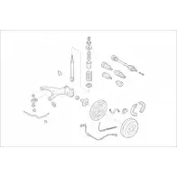 Подвеска колеса DELPHI 3 R2J3W8 VW-01873-R Tank LBDN91