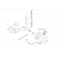 Подвеска колеса DELPHI Rolls Royce 5BD 605 GF8UT VW-01904-R