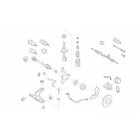 Подвеска колеса DELPHI VW-01917-F UW K1A0U LTLBR8 Tank