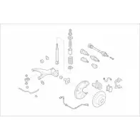 Подвеска колеса DELPHI VW-03924-R OGJ66 XT Infiniti 3Q23JU5