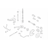 Подвеска колеса DELPHI VW-03925-R Infiniti BFV PS QHB9VV