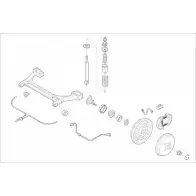 Подвеска колеса DELPHI VW-03931-R 6ML 7TS Citroen IDGE1