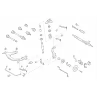 Подвеска колеса DELPHI BVG7 X80 JKYYS17 VW-07933-F Daewoo
