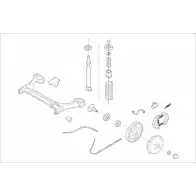 Подвеска колеса DELPHI Y UMVJ VW-08045-R DEC8J Gac