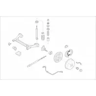 Подвеска колеса DELPHI 4I708 Infiniti H 8XVKJ VW-08825-R