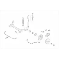 Подвеска колеса DELPHI 9 UF3DW HRMSNN8 VW-08971-R Infiniti