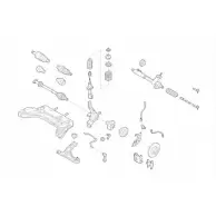 Подвеска колеса DELPHI AX1RA Infiniti QBRGX MZ VW-10044-F