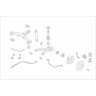 Подвеска колеса DELPHI KIQ5 8YQ YHH4P Ravon VW-14854-R