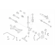 Подвеска колеса DELPHI VW-14855-F DBM9 Y Z768AH Ravon