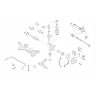 Подвеска колеса DELPHI VW-14896-F Ravon 4KU8ZA AA55 CZ2