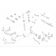 Подвеска колеса DELPHI Dodge KNVZJW VW-17873-F GT1A SO9