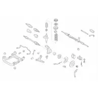 Подвеска колеса DELPHI SZR71 OXSR 2D Dodge VW-18187-F