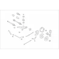 Подвеска колеса DELPHI Dodge UG1R 0NG 2OINTF VW-18190-R