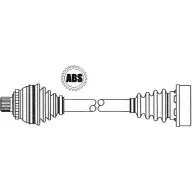 Приводной вал FARCOM NK0VDR 121535 6 2Q8N Audi 80 (B4, 8C2) 4 Седан 2.2 S2 Quattro 230 л.с. 1993 – 1994