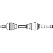 Приводной вал FARCOM LL19RFS Peugeot 306 1 (7A, 7C, N3, N5) Хэтчбек 2.0 S16 150 л.с. 1994 – 2001 JN17CO C 121771