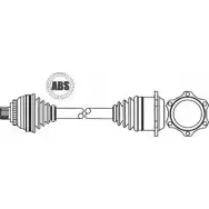 Приводной вал FARCOM XQXXFW 122000 Audi 80 (B4, 8C5) 4 Универсал 2.6 150 л.с. 1992 – 1996 WH 3AZ6