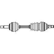 Приводной вал FARCOM Opel Astra (F) 1 Кабриолет 1.8 i 16V 116 л.с. 1994 – 2001 M7RLI0 6 AY3SGA 122082