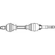 Приводной вал FARCOM 122183 ON1G1ZL Peugeot 306 1 (7A, 7C, N3, N5) Хэтчбек 2.0 S16 150 л.с. 1994 – 2001 L0 IFOX8