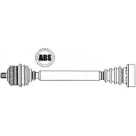 Приводной вал FARCOM 2VVX5Q5 ZC BGYTA Audi A4 (B5) 1 Универсал 2.8 Quattro 174 л.с. 1996 – 1996 122225