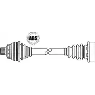 Приводной вал FARCOM Audi 80 (B4, 8C2) 4 Седан 2.2 S2 Quattro 230 л.с. 1993 – 1994 122226 WVIKSI FPBJ S6